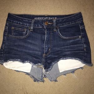 AMERICAN EAGLE OUTFITTERS HI RISE SHORTS